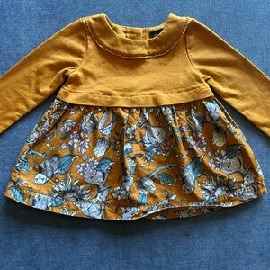 Cynthia Rowley Yellow Blouse with Floral Design